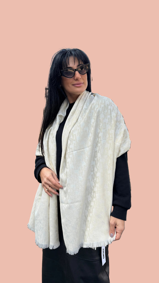 DKNY METAL PASHMINA SCARF