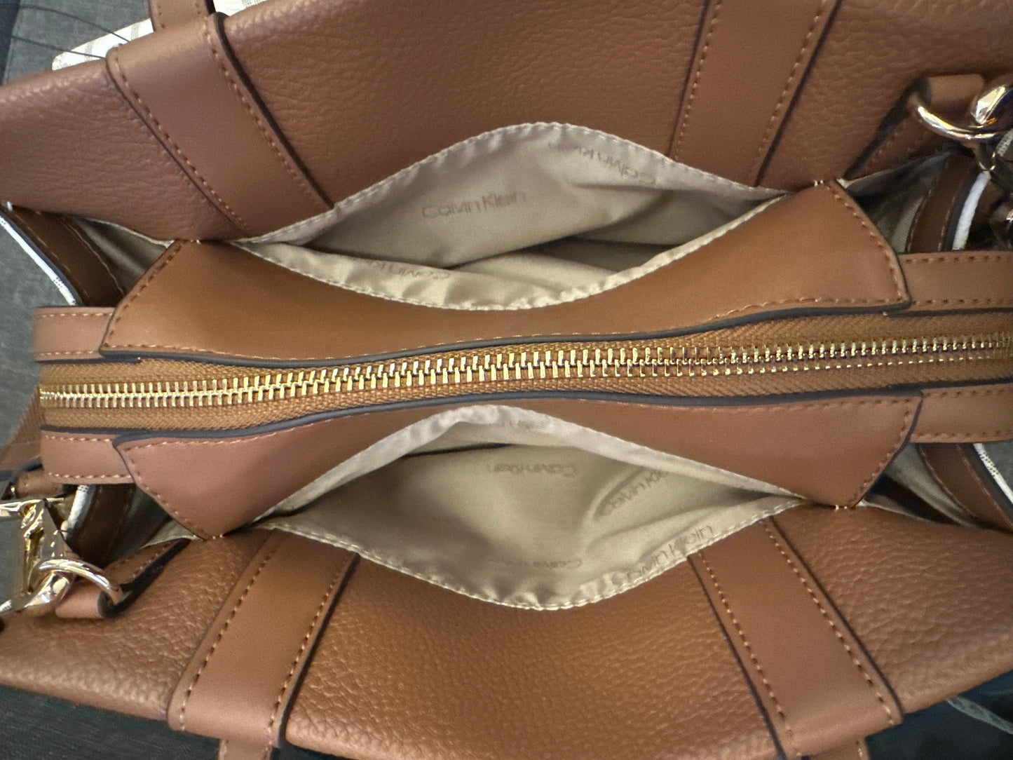 Calvin Klein Tote Crossbody With Detachable Wallet