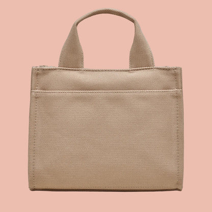 HADLEE SMALL CANVAS LOGO TOTE