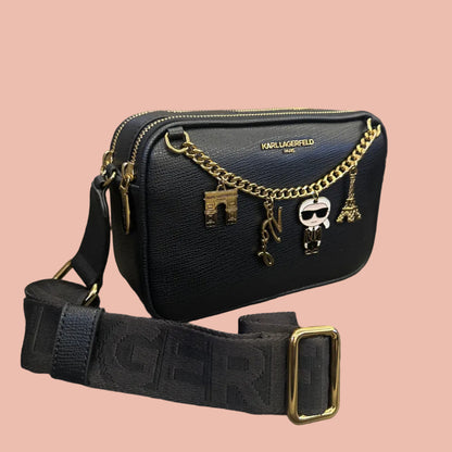 Karl Lagerfeld Crossbody with Gold Chain