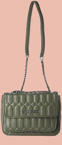 Steve Madden Bniles Quilted Flap Shoulder/Crossbody