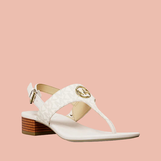 Michael Kors Hannah Signature Logo T-Strap Sandal