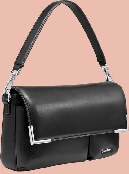 Calvin Klein Mica Flap Convertible Small Crossbody Bag