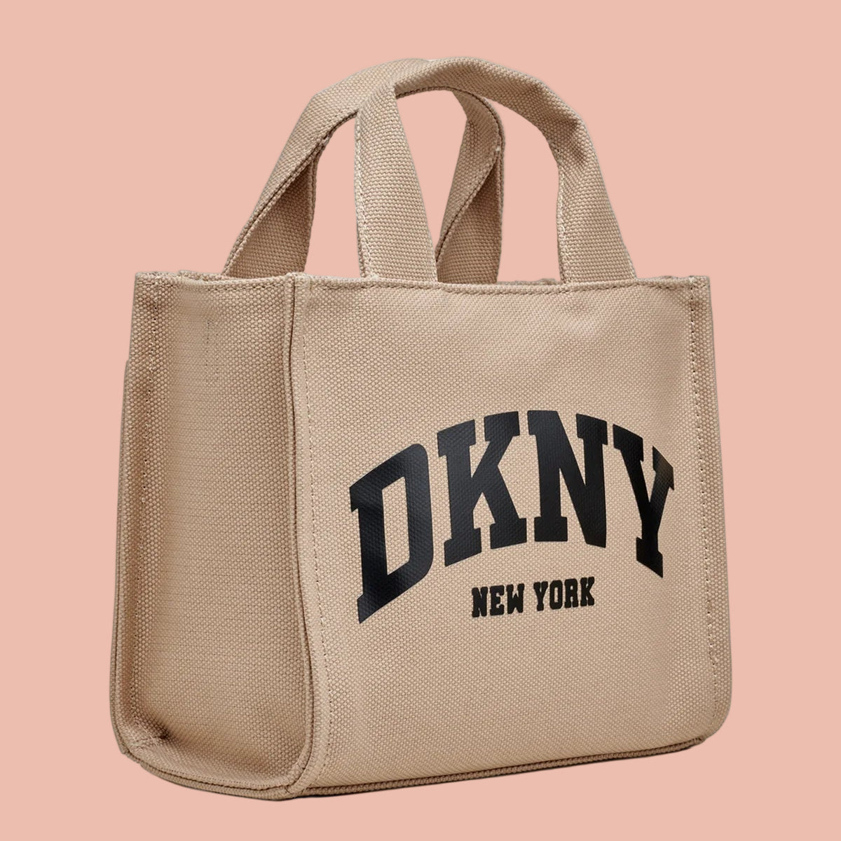 DKNY HADLEE SMALL CANVAS LOGO TOTE