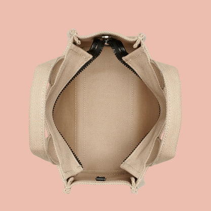 HADLEE SMALL CANVAS LOGO TOTE