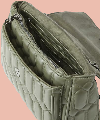 Steve Madden Bniles Quilted Flap Shoulder/Crossbody