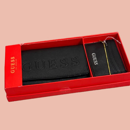 Guess Sandria Wristlet Wallet with Card Holder in Box