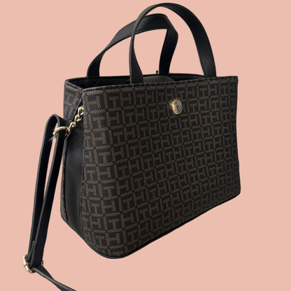 Tommy Hilfiger Logo Satchel with Strap