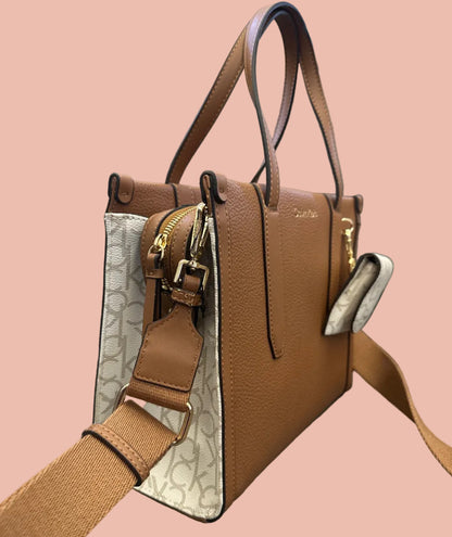 Calvin Klein Tote Crossbody With Detachable Wallet