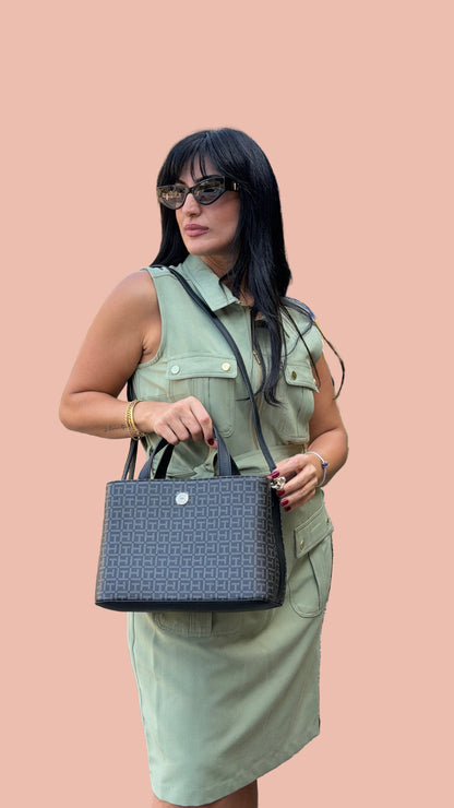 Tommy Hilfiger Logo Satchel with Strap