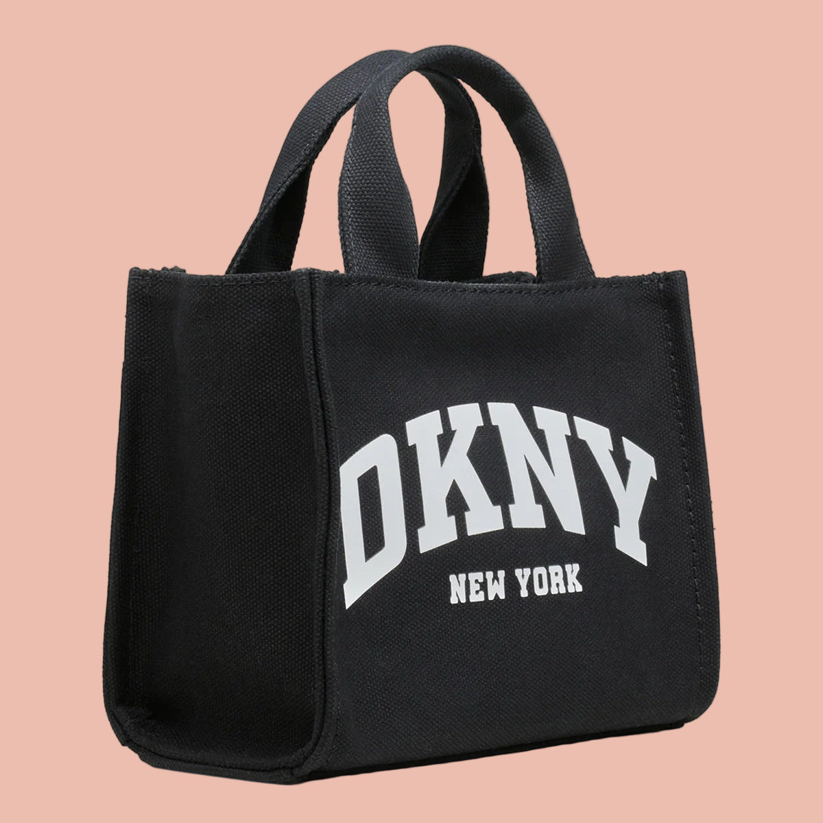 DKNY HADLEE SMALL CANVAS LOGO TOTE