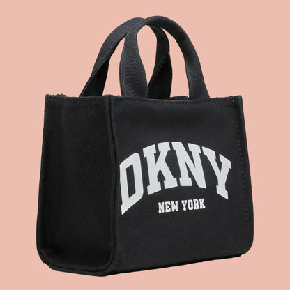 DKNY HADLEE SMALL CANVAS LOGO TOTE