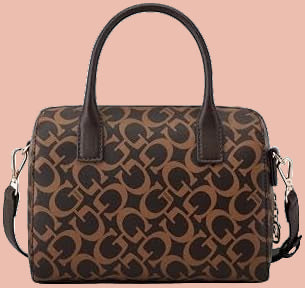Guess Berkton Logo Barrel Satchel