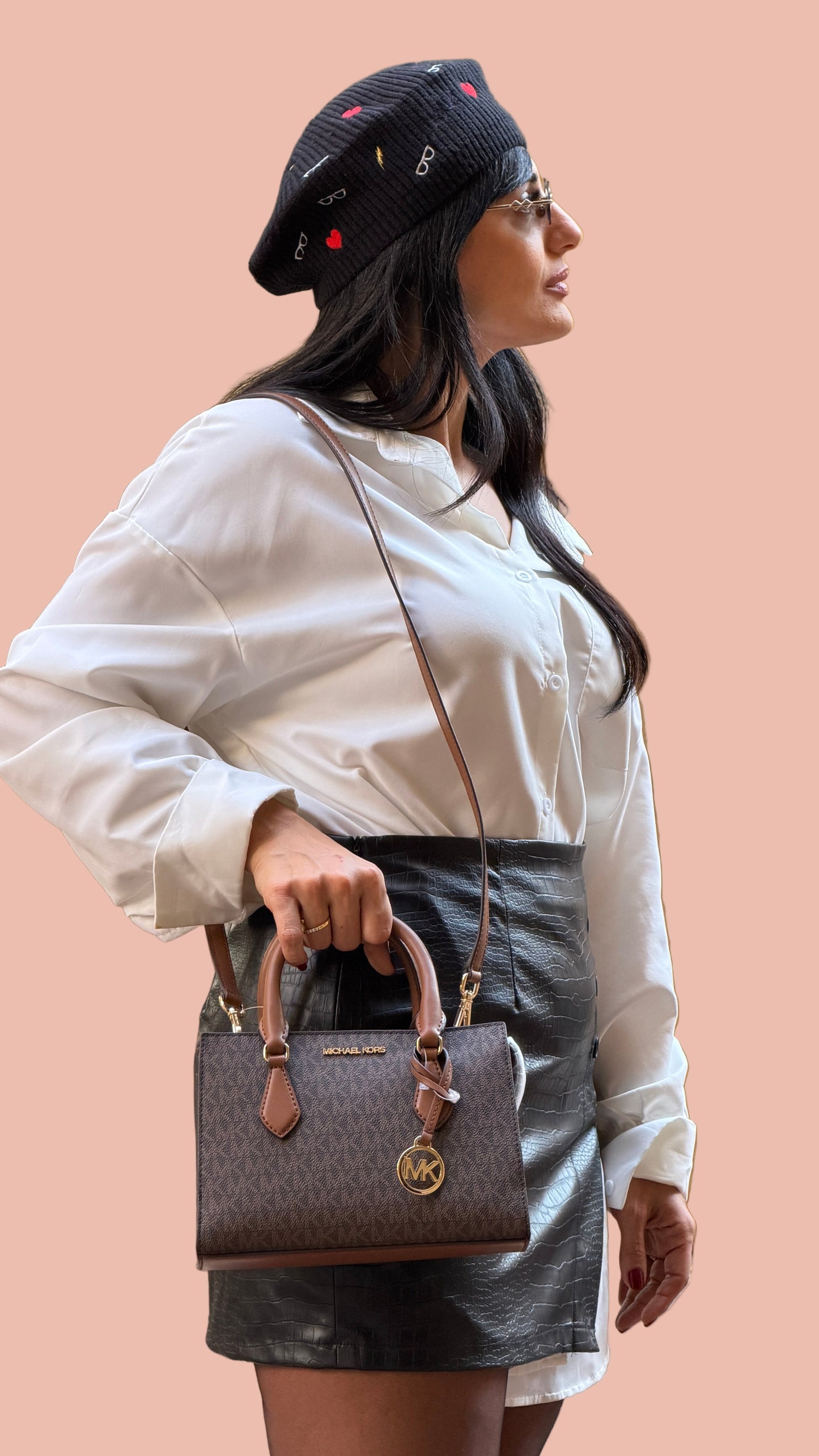 Michael Kors Sheila Sm Satchel with Crossbody