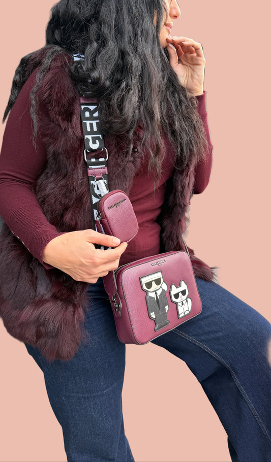 Karl Lagerfeld Paris Maybelle Camera Crossbody