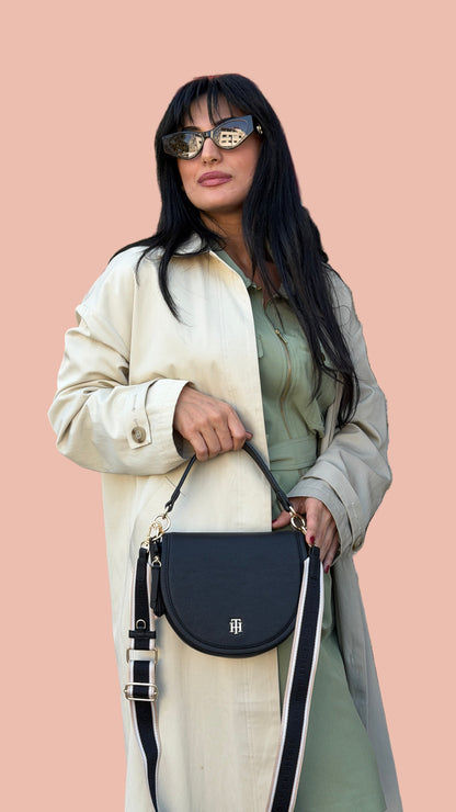 Tommy Hilfiger Shoulder/ Crossbody With Logo on Strap