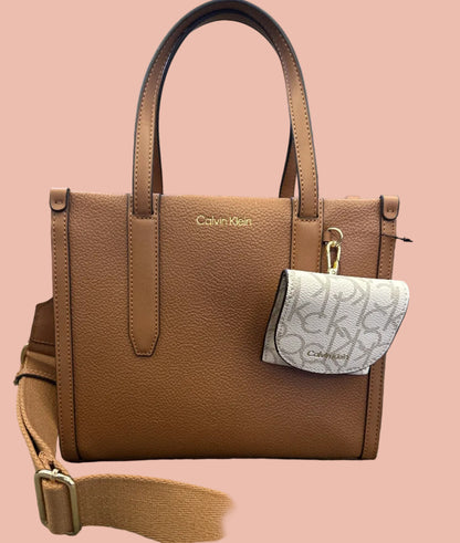 Calvin Klein Tote Crossbody With Detachable Wallet