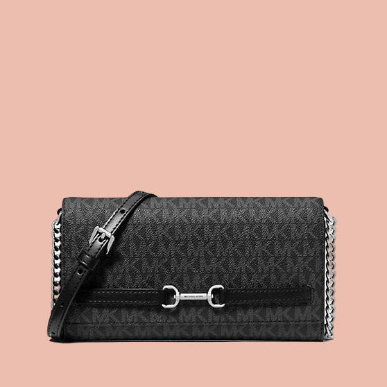 Michael Kors Carson Monogram Wallet Crossbody