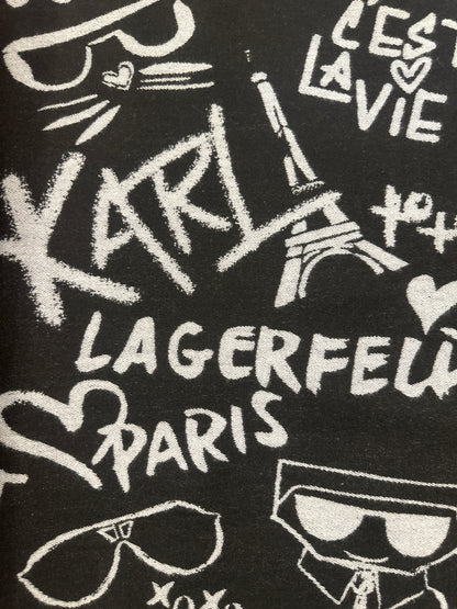 Karl Lagerfeld Reversible Logo Scarf in 2 colors