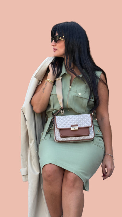 Michael Kors Bradshaw Monogram Crossbody