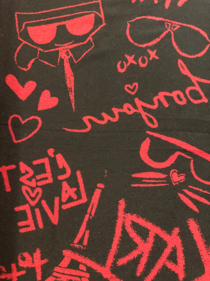 Karl Lagerfeld Reversible Logo Scarf in 2 colors