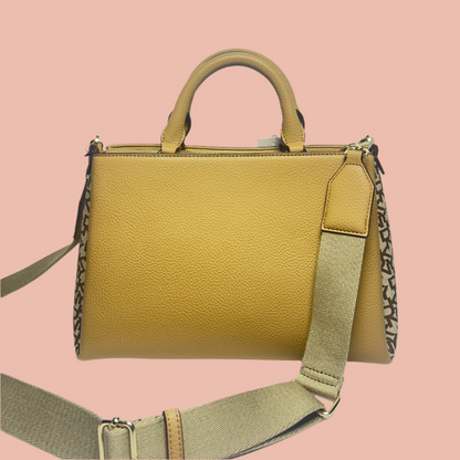 DKNY Satchel with Strap in Camel