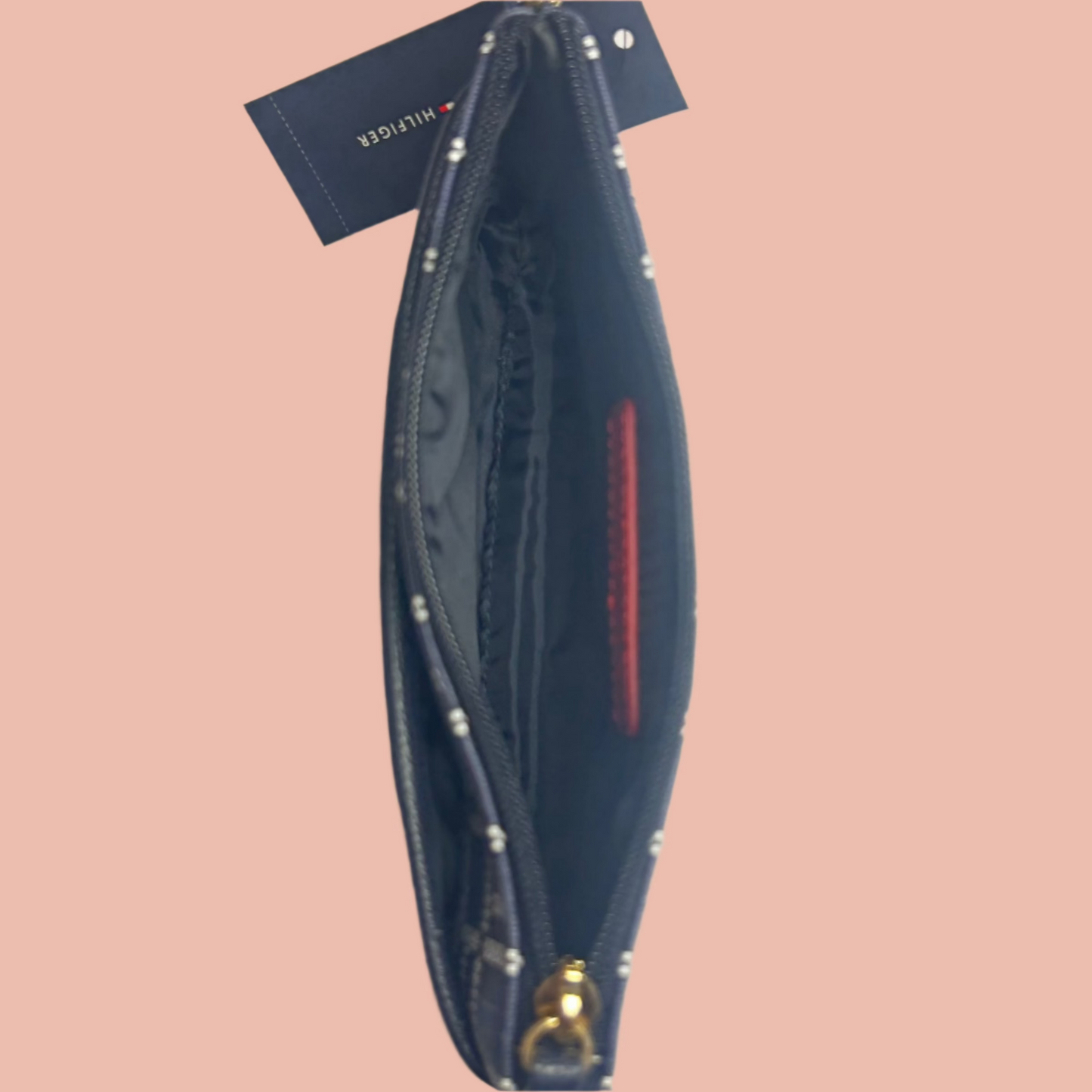 Tommy Hilfiger Navy Wristlet