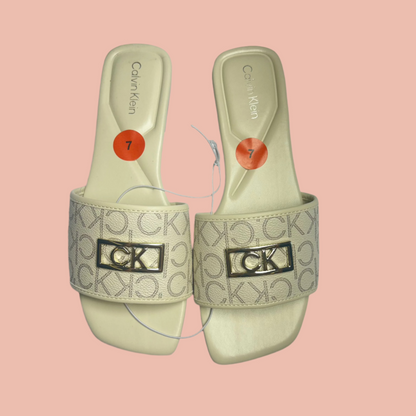 Calvin Klein Slides Beige