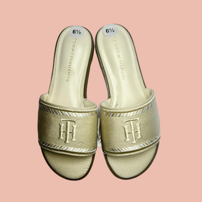 Tommy Hilfiger Beige Slides