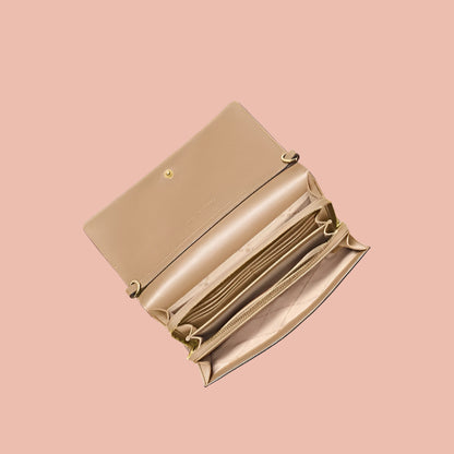 MICHAEL KORS WALLET HANDBAG GOLD 