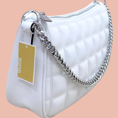 Michael Kors White Bag with Silver Hardware lebanon 