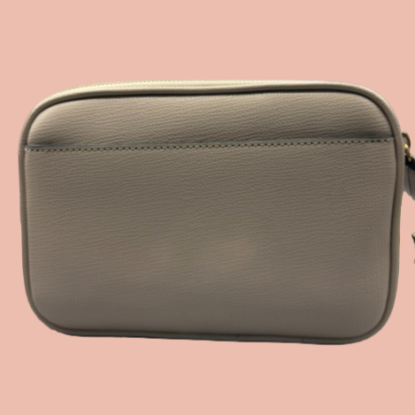 Karl Lagerfeld Beige Crossbody Bag – Double Zipper