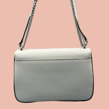 DKNY White Shoulder Bag