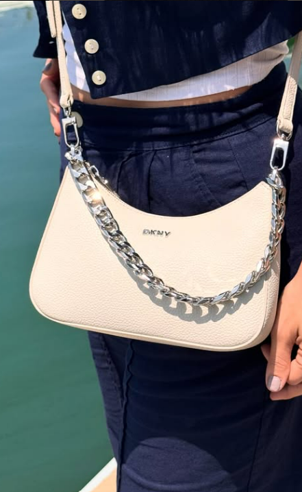 DKNY Shoulder/Crossbody Bag with Silver Chain