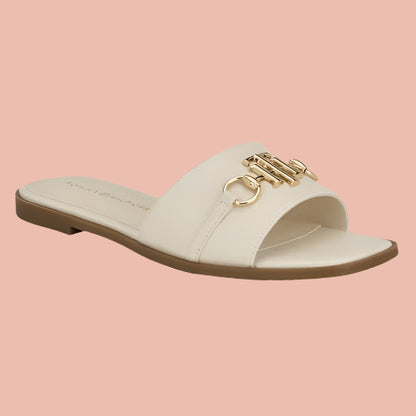 Tommy Hilfiger Beige Slides 