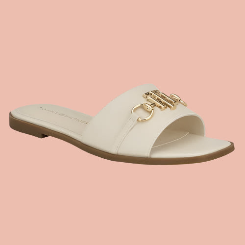Tommy Hilfiger Beige Slides 