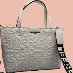 Karl Lagerfeld Maybelle White Tote