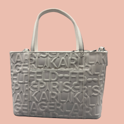 Karl Lagerfeld Maybelle White Tote