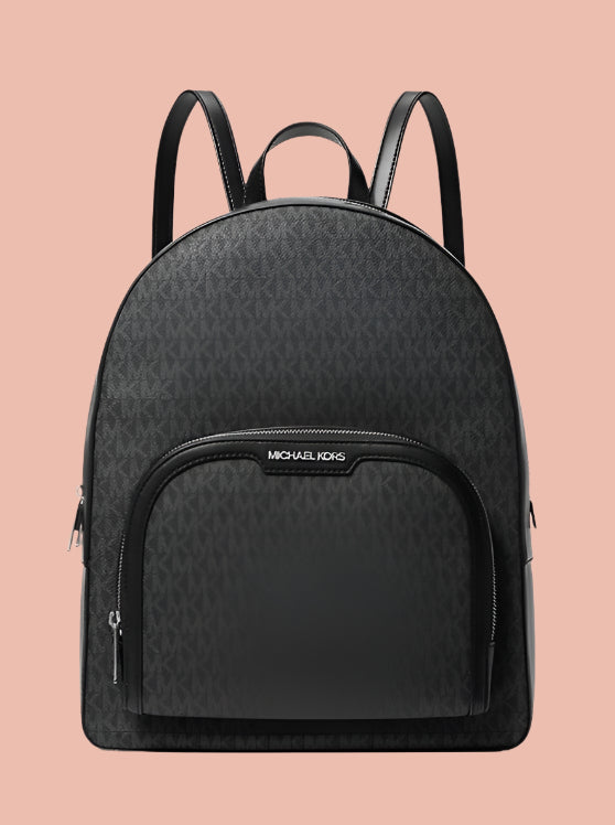 Michael Kors Monogram Backpack Full Black