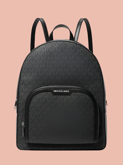 Michael Kors Monogram Backpack Full Black