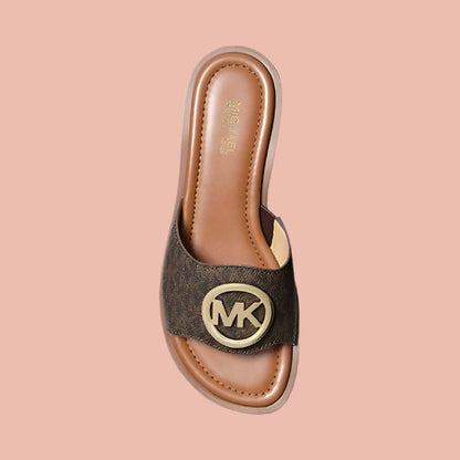 Michael Kors Camel Slides