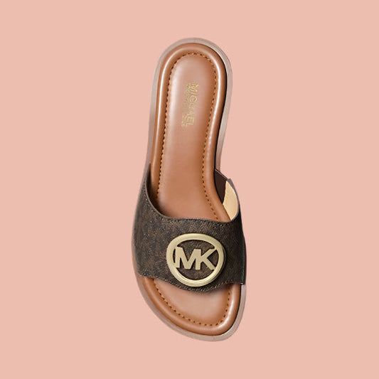 Michael Kors Camel Slides