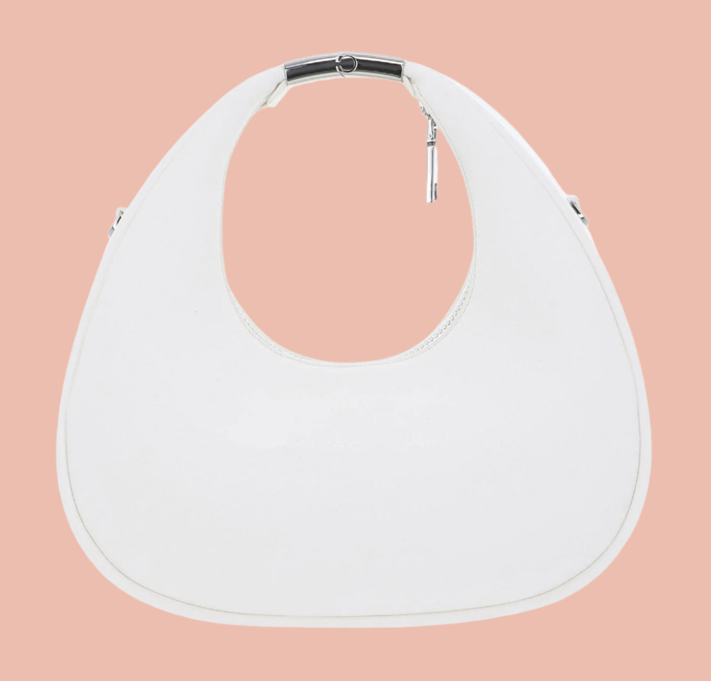 DKNY Margot Crescent White Crossbody Bag