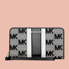 Michael Kors LG Flat MF Phin Case Logo Wallet 