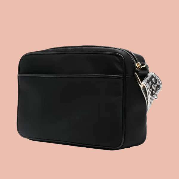 Michael Kors Cross Body - Black Bag with Logo Strap