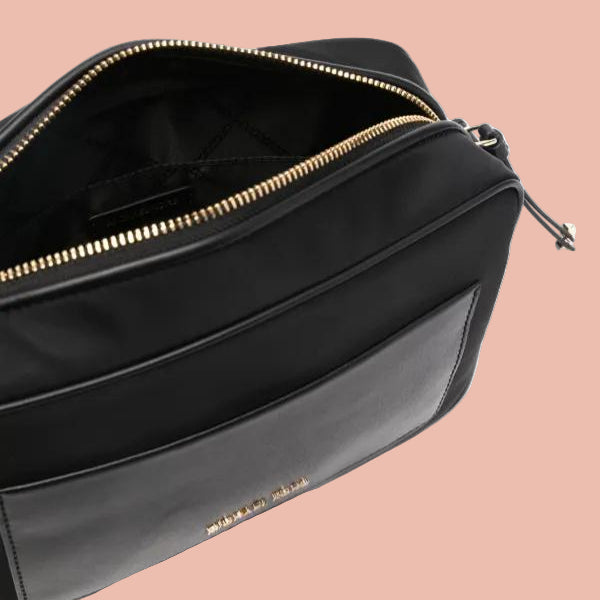Michael Kors Cross Body - Black Bag with Logo Strap