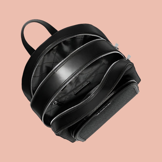 Michael Kors Monogram Backpack Full Black